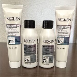 Redken Acidic Bonding Concentrate Hair Care travel size 4 piece set